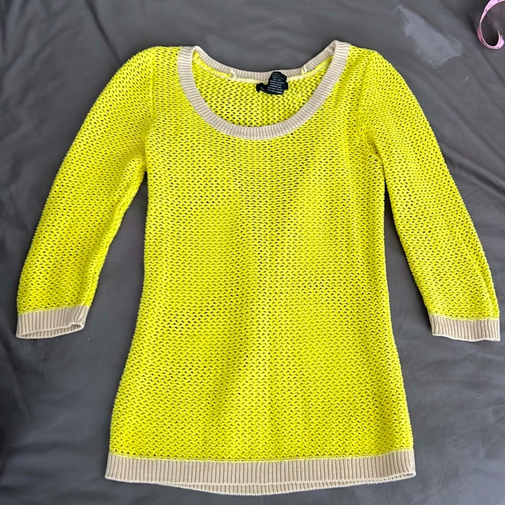 Sweater project open knit sweater